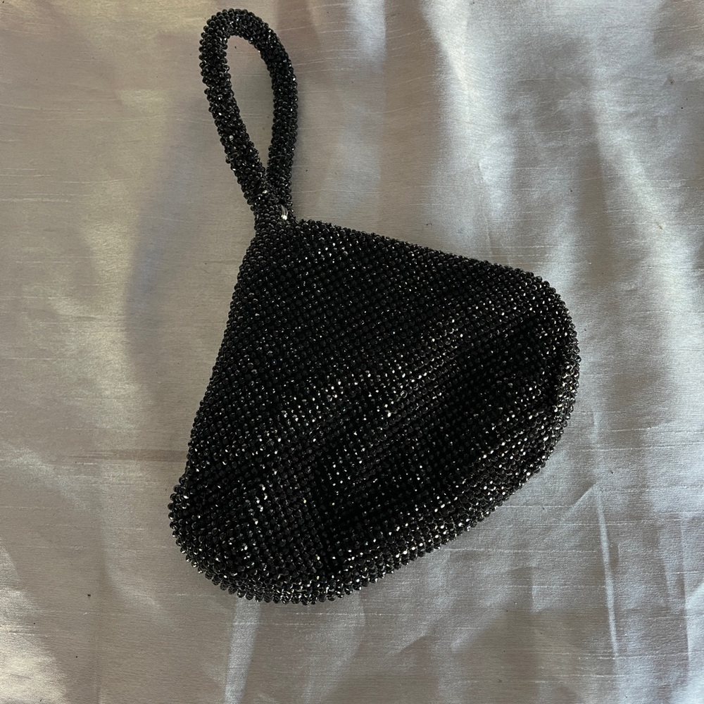Women’s black sparkly bag